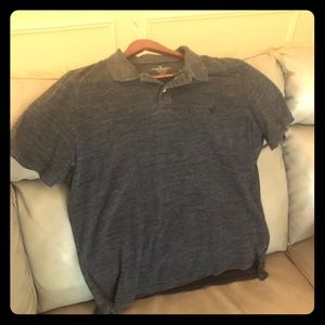 American Eagle charcoal polo